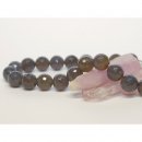 Agate, faceted, gray, 16 mm / 1856