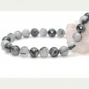 1959/ Turmaline quartz, faceted, gray-black, 15 mm
