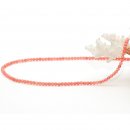 1997/ Corals, faceted, pink, 3 mm
