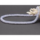 5788/ Chalcedon, facettierte Linsen, 5x8 mm