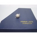 3551 / 925/- Silver magnet clasp, round, matted, 10 mm