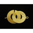 3272/  Design clasp, 925/-silver, spherical, brushed,...