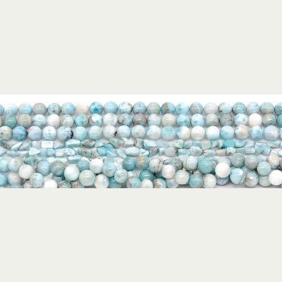 Larimar is the white to blue variety of the...