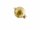 Kugelschließe - 585 Gold, gebürstet, 12 mm, mit Diamanten /2840