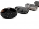 Oval, dark agate