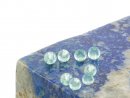 Apatite - boules 4 mm, bleu-vert - 8 pièces/4364s