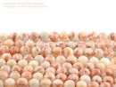 Jasper strand - spheres 8 mm marbled red white, length 38...