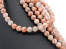 Colourful, drilled jasper beads