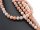 Perles de jaspe colorées et percées