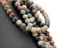 Colourful, drilled jasper beads