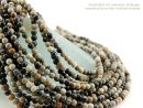 Jasper strand - spheres 4 mm grey brown multicolour,...