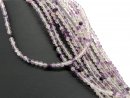 Fluorite strand - 4 mm, violet, 40 cm /4808