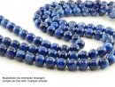 Cyanite strand - spheres 9 mm, blue, length 39 cm /1655