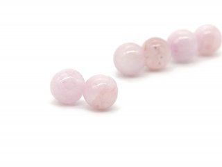 Kunzite - spheres 5 mm pink, 2 pcs /1373s