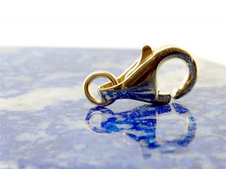 Lobster clasp - 585 gold, 14 mm /0096