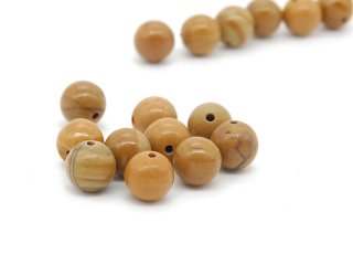Ten Jasper Beads