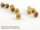 Jaspe œil céleste - boules 8 mm beige à motifs, 4 pcs /4698s