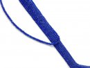 Agate strand - faceted rondelle 2x3 mm royal blue, length...