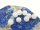 Agate - faceted spheres, 10 mm, white, pre drilled - 8 pcs/pack