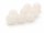 Agate - faceted spheres, 10 mm, white, pre drilled - 8 pcs/pack