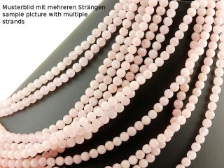 Morganit Strang - 6 mm rosa, Länge 40,5 cm /2935