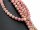 Rhodonite strand - spheres 11 mm dusky pinks, length 39 cm /1788