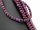 Jasper strand - spheres 8 mm violet red, length 39.5 cm /1899