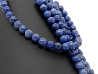Dumortierite strand - spheres 10 mm, blue, length 40 cm /1728