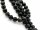Obsidiane strand - spheres 16 mm black, length 38 cm /2782