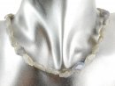 Labradorite strand - faceted, flat 5x16 mm grey, length...