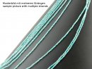 Faceted blue amazonite beads