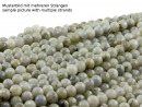Labradorite strand - faceted spheres 8 mm green grey,...