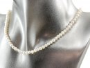Cultured pearl strand - baroque 4x5 mm white, length 36 cm /7037