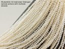 Cultured pearl strand - baroque 4x5 mm white, length 36 cm /7037