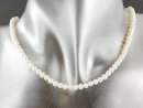 Cultured pearl strand - baroque 4x5 mm white, length 35.5...