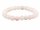 Agate bracelet - spheres 8 mm frosted pastel pink /8833