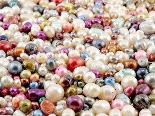 Mixed culture pearls, various colors, sizes and shaped, pre drilled /R224