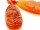 Pendentif - cornaline, bouddha, orange rouge /B027