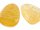 Pendentif - Agate, bouddha, orange jaune / B034