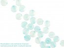 Achat - Kugeln 6 mm hellblau, gebohrt - 6 Stk /1327s