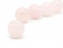 Pierced pink morganite ball