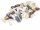 Perles de biwa mélangées, diverses couleurs, formes et tailles, 40 g /R239