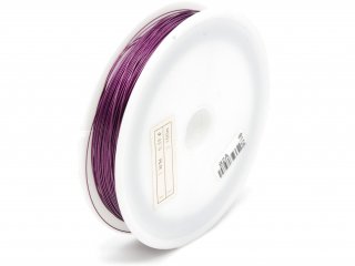 Jewelry wire - violet 0,38 mm / 8106