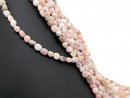 Pink opal strand - natural cut 8x10 mm pink multicolor,...
