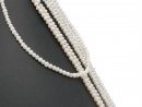 Cordon de perle de culture - baroque 5 mm blanc, longueur...