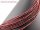 Garnet strand - faceted rondelles 2x3 mm red, length 39 cm /1760