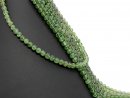 Apatite strand - spheres 6 mm green, length 40 cm /5693
