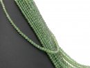 Apatite strand - spheres 4 mm green, length 40 cm /5617