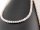 Cordon de perle de culture - presque ronde 5 mm blanc, longueur 37 cm /7537