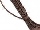 H&auml;matit Strang - Linsen 2x4 mm matt kakaobraun,...